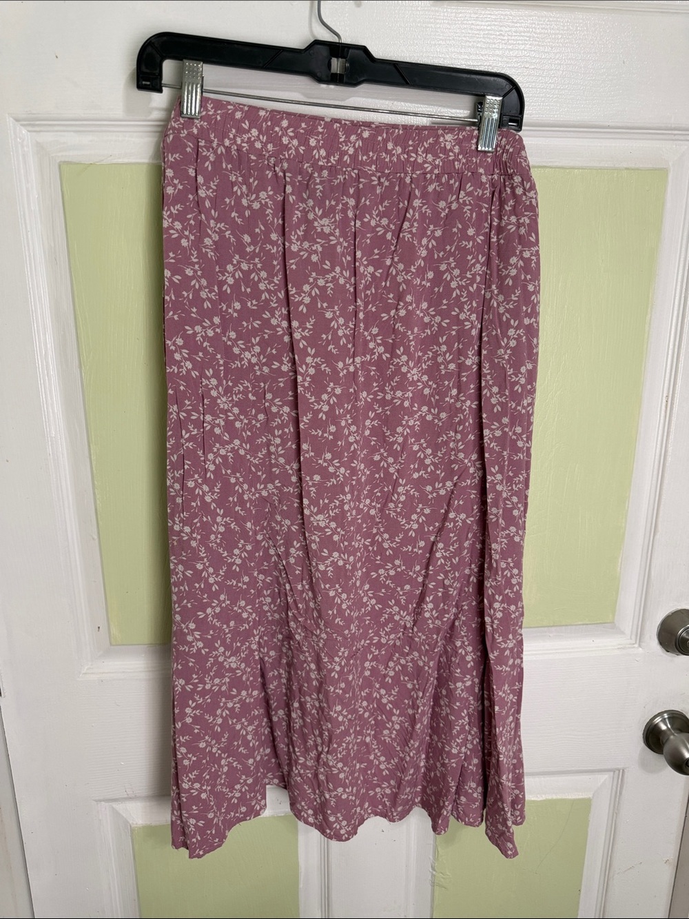 Apt. 9 Dusty Rose Floral Maxi Skirt